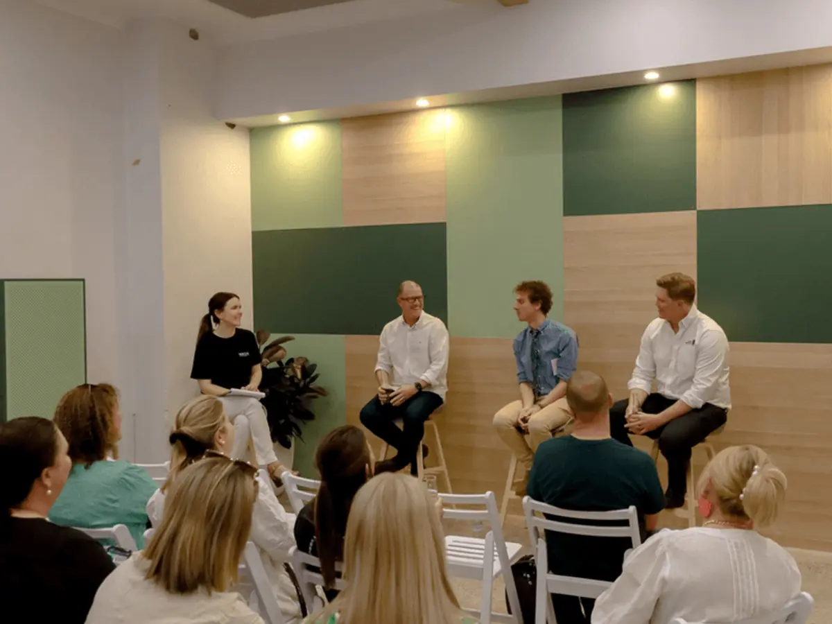 Promotional poster for an Intentional Talks session featuring Daniel Asseff